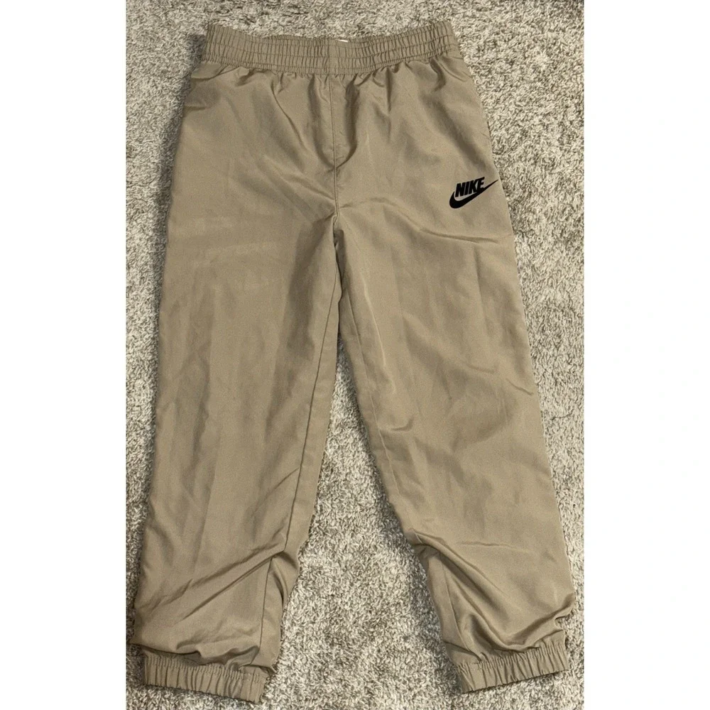 Nike Unisex Lined Joggers Gold Sweat Pants Large Large (6-7 Years) Polyester